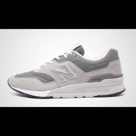 New Balance Other - New Balance 997 Grey White Running Shoes Mens 8.5
